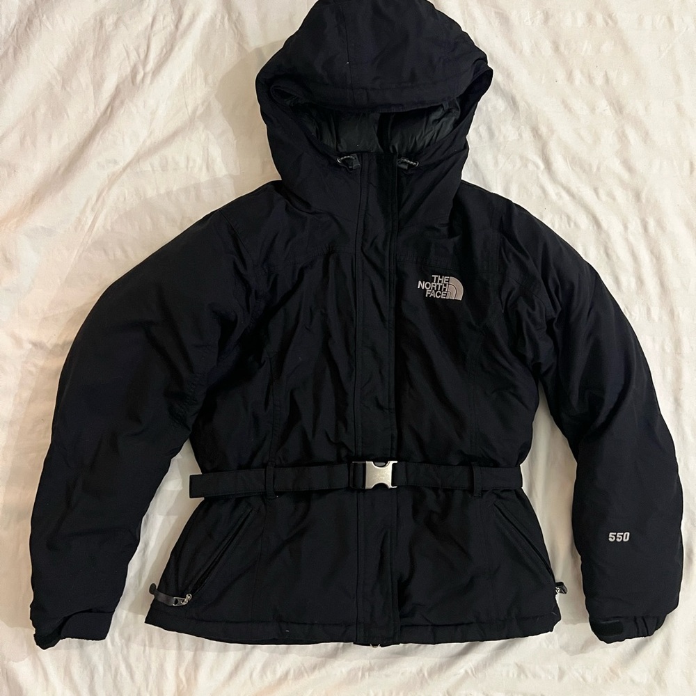 The North Face Women's Black Hooded Jacket 550